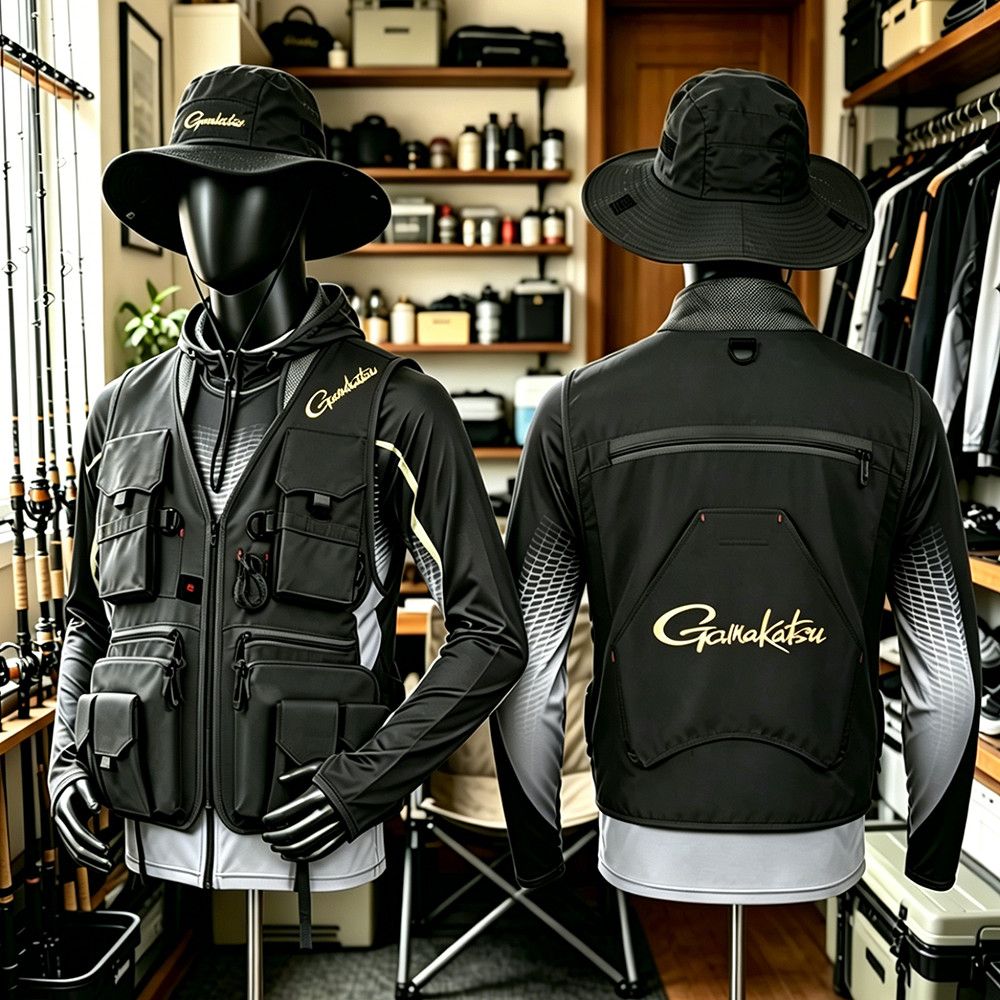 Fishing Vest - Colete de Pesca Masculino Gamakatsu com