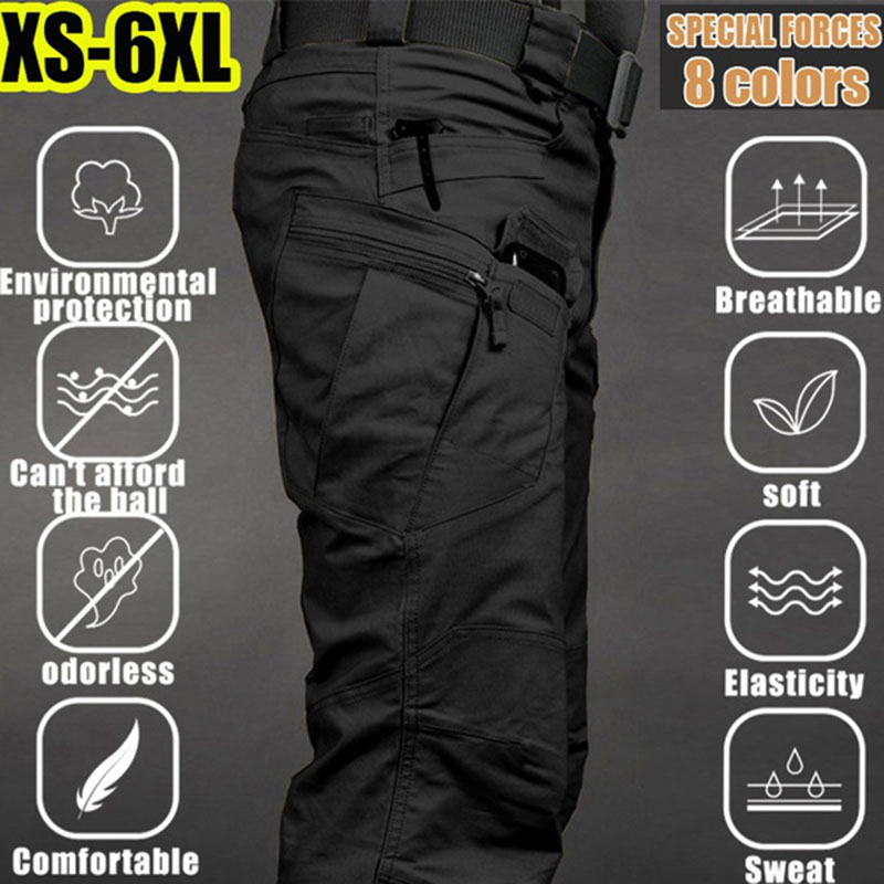 Fishing Pants Waterproof - Calças de carga tática masculina 6xl