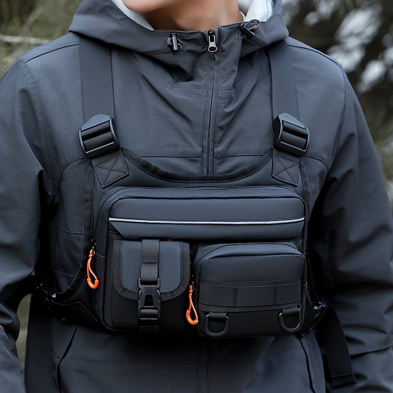 Bolsa tática masculina para pe - Fishing Vest avaliação e preço
