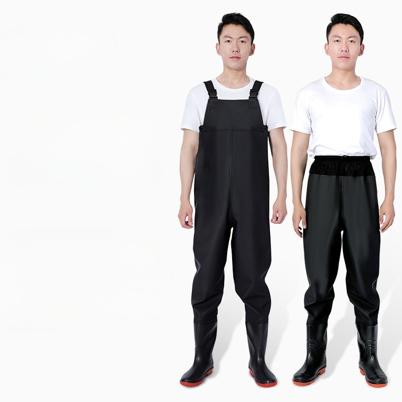 Calças de Pesca de PVC com Bot - Fishing Pants Waterproof avaliação e preço
