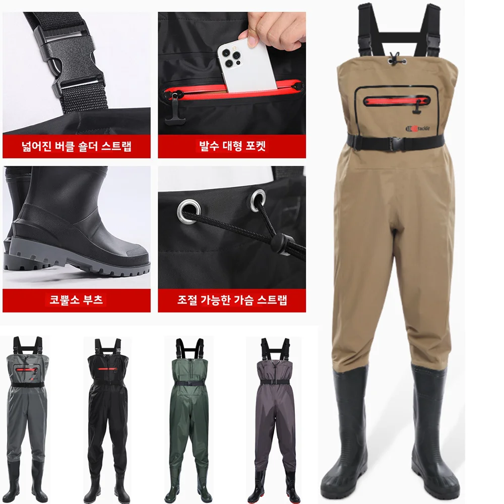 Waders de peito à prova dwater - Fishing Pants Waterproof avaliação e preço